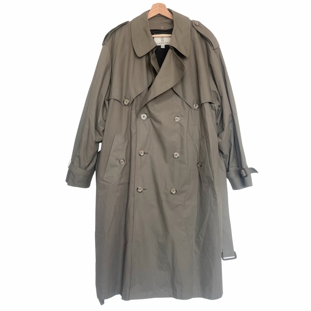 Vintage London Fog Greige Trench Coat